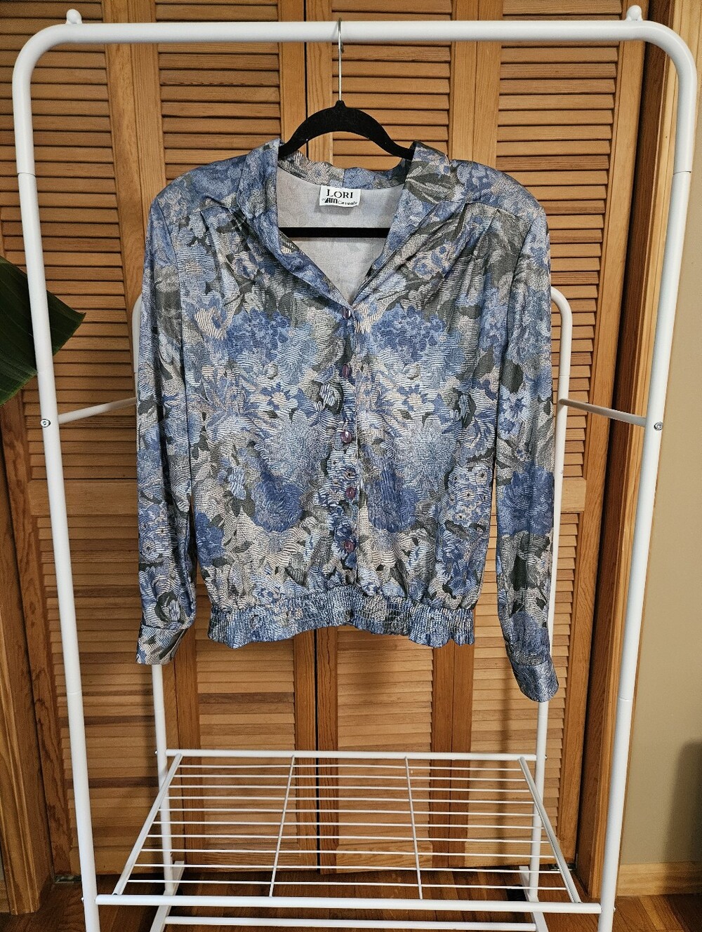 Vintage Tapestry Coquette 70s Fairy Fall Vintage Floral Blouse